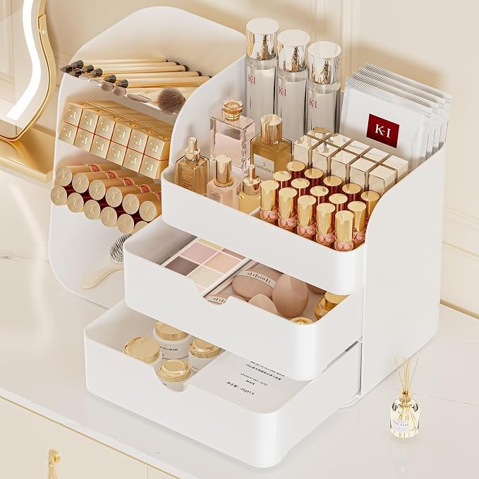 Makeup Organizer with Drawers, Large Capacity Countertop Organizer - Image 5