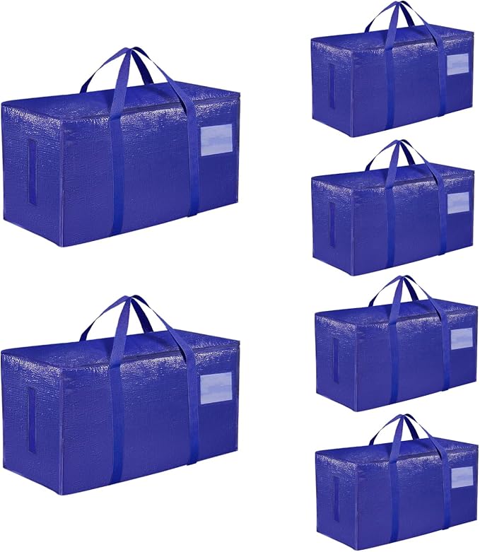 6 Pack-Extra Large Heavy Duty Moving Bags by Unknown