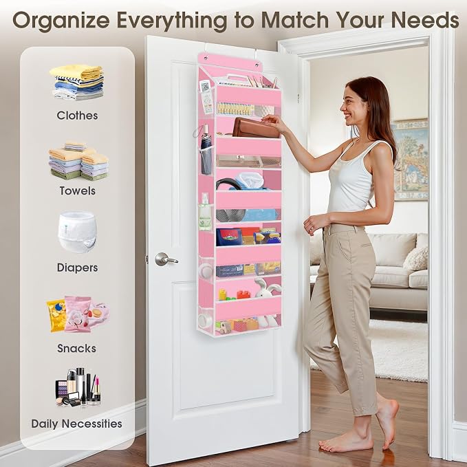 5-Tier Over The Door Organizer Hanging Storage Organizers - Image 6