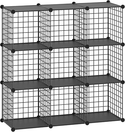 HUBSON Wire Cube Storage Organizer, Book/Toy/Craft/Potted Plants and petCloset by HUBSON