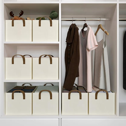 Closet Storage Bins, Fabric Closet Organizers and Storage Basket - Image 5