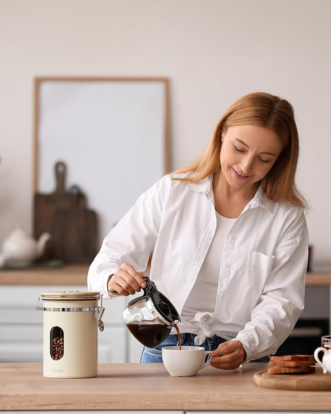 Veken Coffee Sugar Canister - Image 7