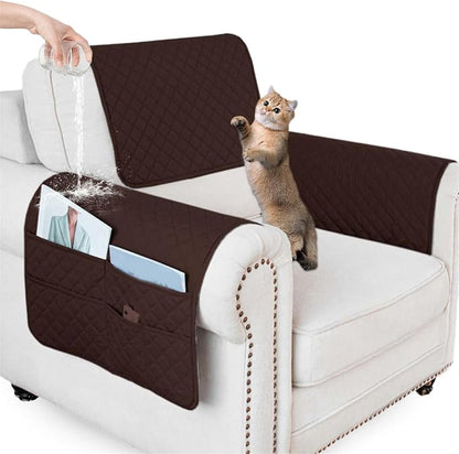 Waterproof Sofa Armrest Cover Headrest Cover by ZGDDPZA
