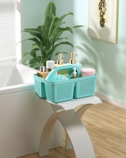 4 Pack Portable Shower Caddy, Integrated Handle, Reinforced Plastic, Organizer - Image 9