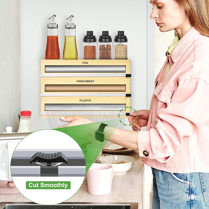 MSJGA Magnetic Plastic Wrap Dispenser - Image 4