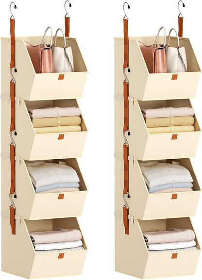 Homsorout Hanging Closet Organizer 4 Tier by Homsorout