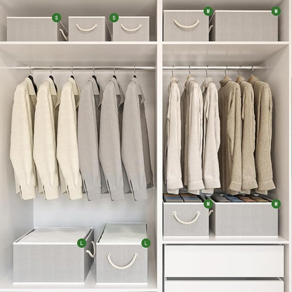 Closet Storage Bins, Linen Closet Organizers and Storage Basket - Image 5