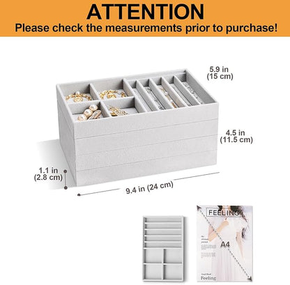 ProCase Stackable Jewelry Organizer Trays - Image 2