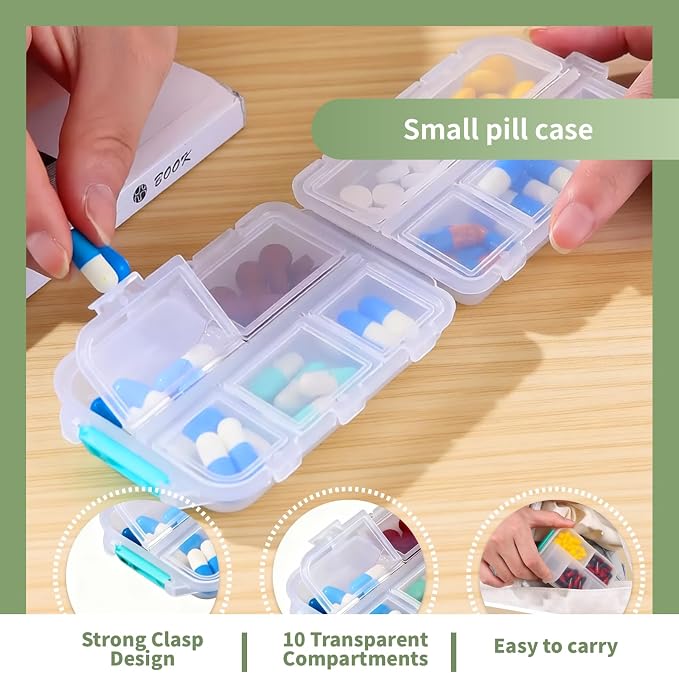 2-Pack Clear Medicine Storage Box Set - Image 7