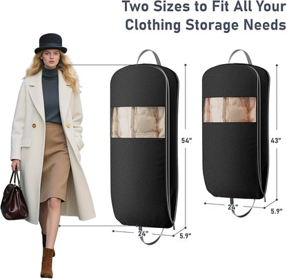 DIMJ 2 Pack 43" Space Saving Garment Bags - Image 3