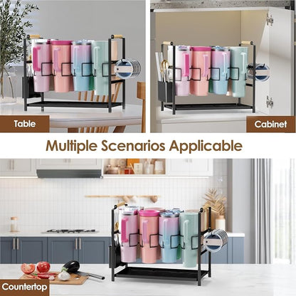 Housolution Water Bottle Organizer Drying Rack - Image 5
