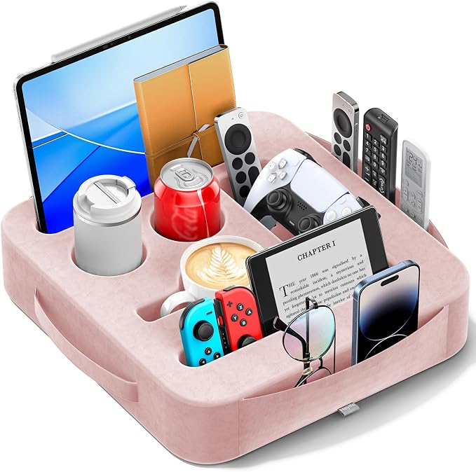 Couch Cup Holder Tray, Couch Caddy by Unknown