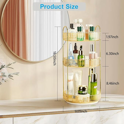 360 Rotating Makeup Organizer - Image 3