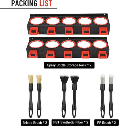 2 Set Spray Bottle Storage Rack - Image 7