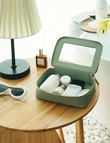 Popvibe Clear Makeup Bag Travel Cosmetic Case Transparent Toiletry Bag - Image 5