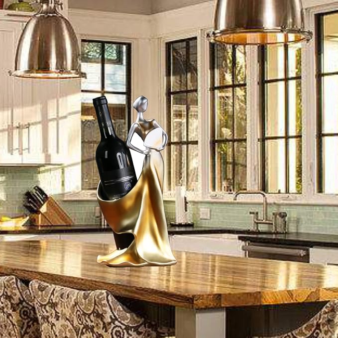 Wine Rack, Wine Bottle Holder Decorative, Lady Wine Holder, Single Wine Holder - Image 2