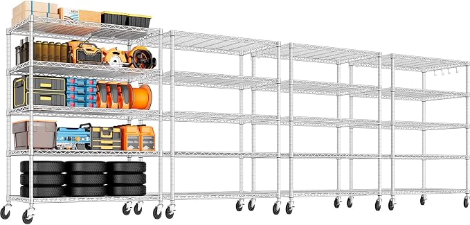 PrimeZone 5 Tier 48" Wx24''Dx81''H Wire Shelving by PrimeZone