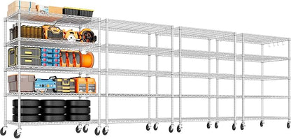 PrimeZone 5 Tier 48" Wx24''Dx81''H Wire Shelving by PrimeZone