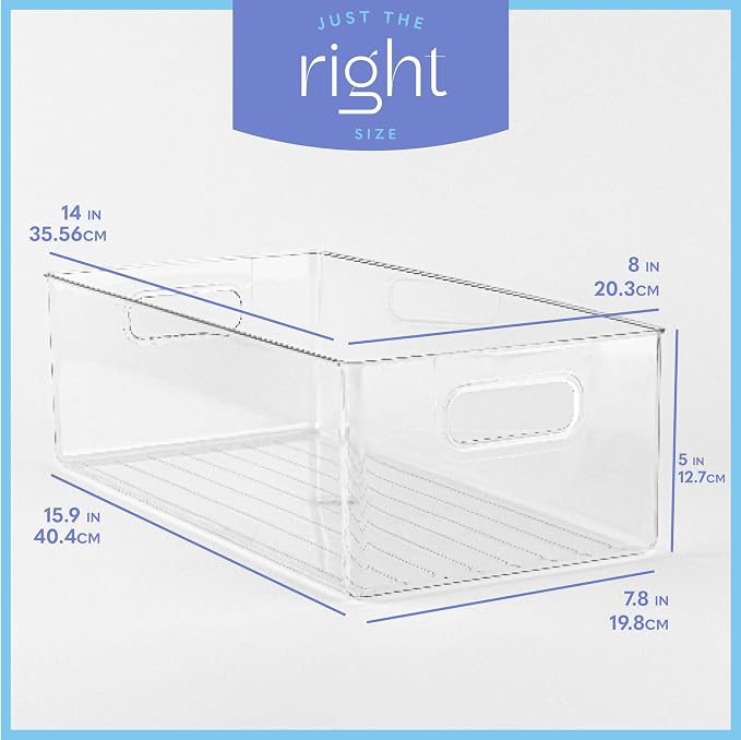 primebox Plastic Food Storage Clear Container Bin - Image 3