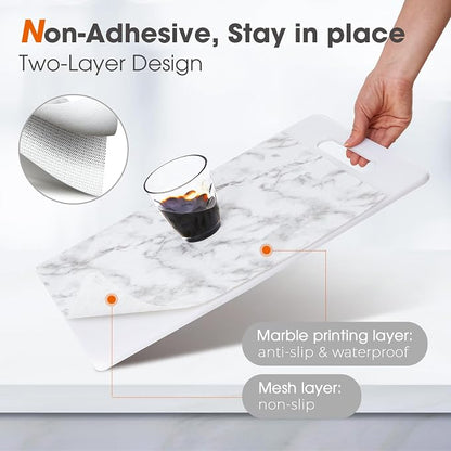 Drawer and Shelf Liner, Non-Slip Kitchen Cabinet Liners Non-Adhesive Thick - Image 2