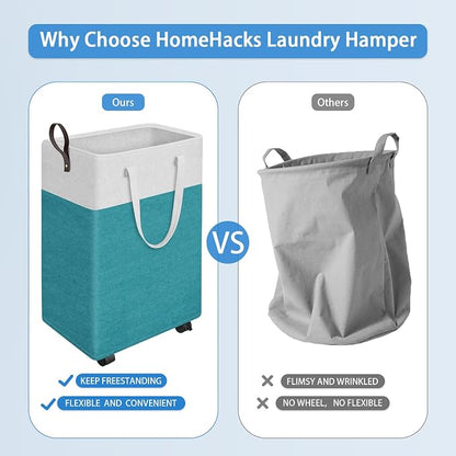 HomeHacks 75L Rolling Laundry Basket - Image 4