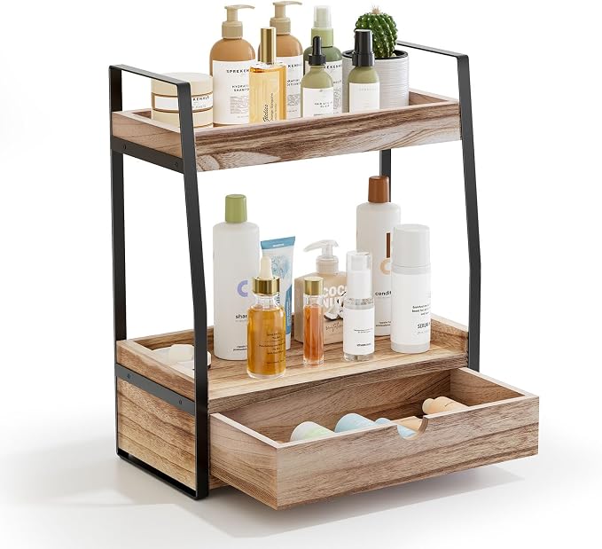 Boulphia 2-Tier Bathroom Organizer Countertop, Bathroom Sink Organizer by Boulphia
