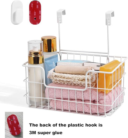 JUNCHU CHERRY Wire Storage Basket 2 Packs, Wall Mounted Kitchen Bathroom - Image 9