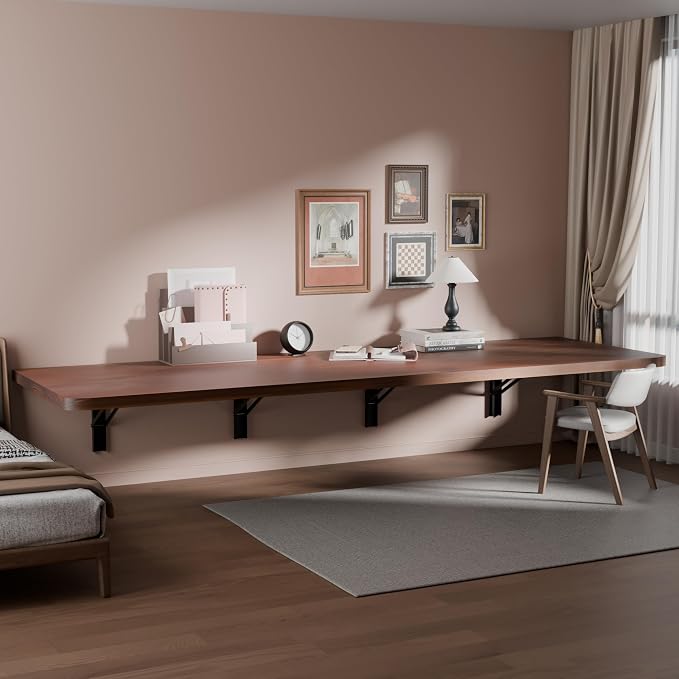 IAE Floating Wall Mounted Folding Table Desk - Image 4