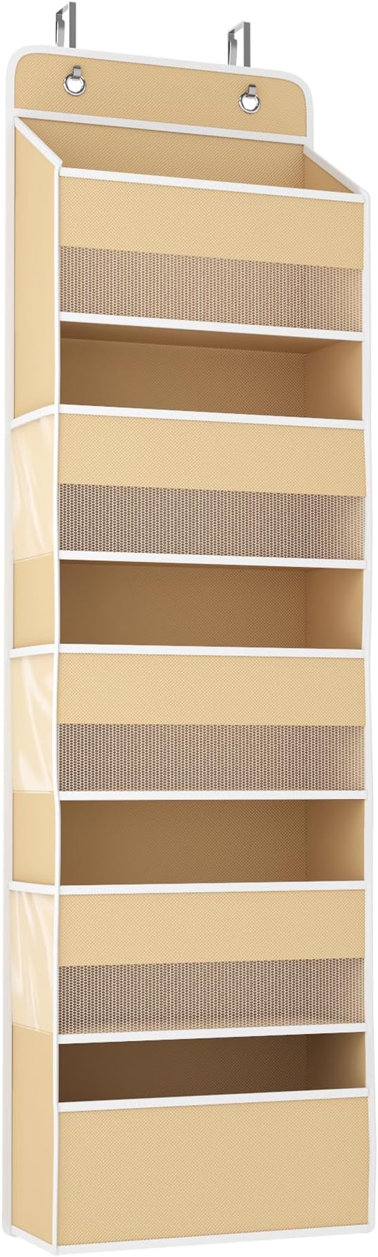 1 Pack 5-Tier Over the Door Organizer, Heavy-Duty Large Deep Pocket Hanging - Image 2