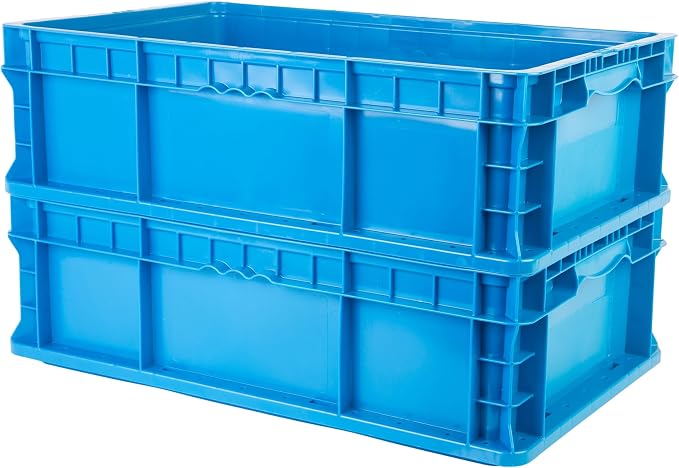 Hudson Exchange 24 x 15 x 7.5" Straight Wall Handled Storage Container Tote - Image 3