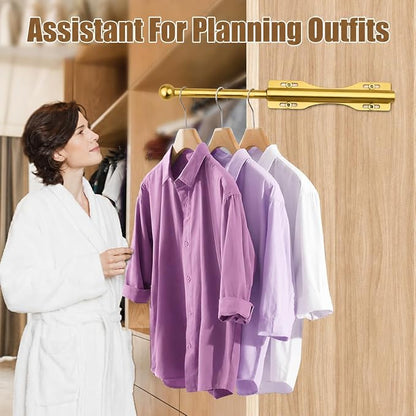 12" Valet Rod For Closet Pull Out Slide Out Adjustable Heavy Duty Valet Rod For - Image 2