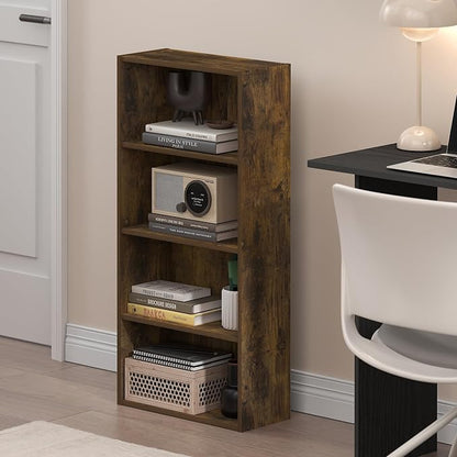Furinno Basic Book Shelf, 4-Tier Bookcase - Image 2