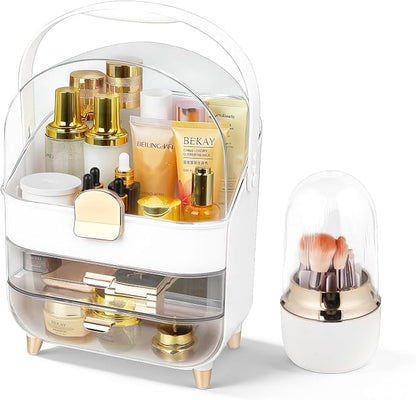 Makeup Organizer with Drawers-Cosmetic Display Case by Mikoy