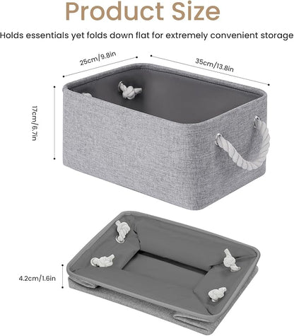 13.8x9.8x6.7 Inch Fabric Small Storage Bins - Image 4