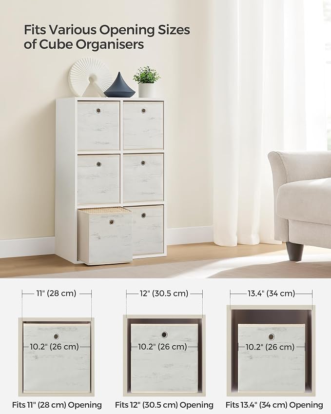 SONGMICS Storage Cubes, Foldable Oxford Fabric and Non-Woven Fabric Storage - Image 4