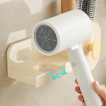Wall Mount Hair Dryer Holder | No-Drill Storage Stand, Hair Tool Organizer - Image 3