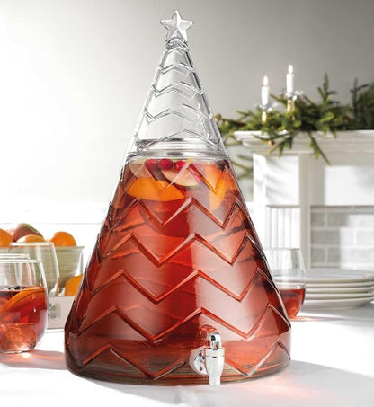Christmas Tree Glass Drink Dispenser by MosJos
