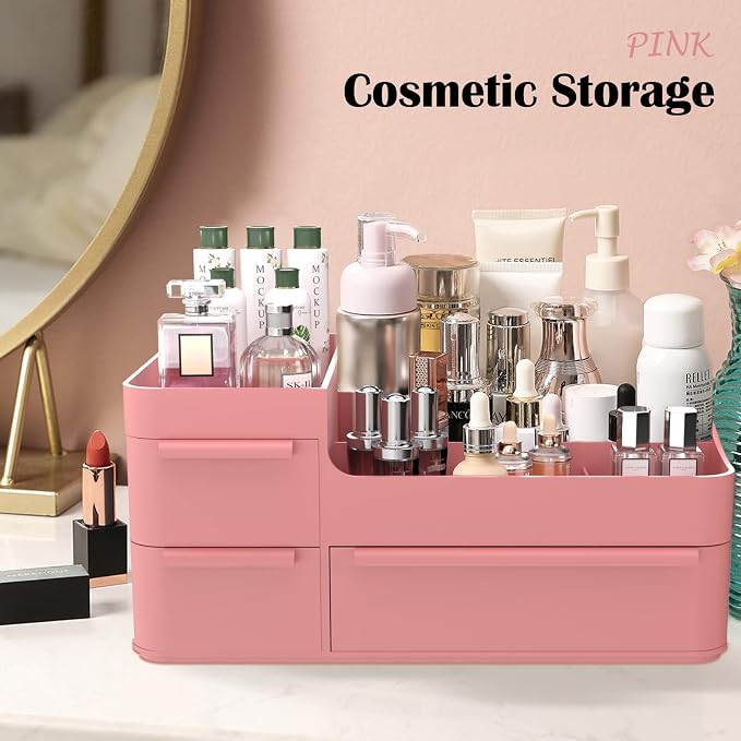 Makeup Organizer with Drawers, Countertop Organizer - Image 2