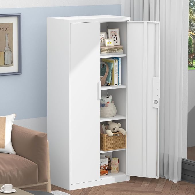 Metal Locking Cabinet, Heavy Duty Tall Cabinet - Image 6