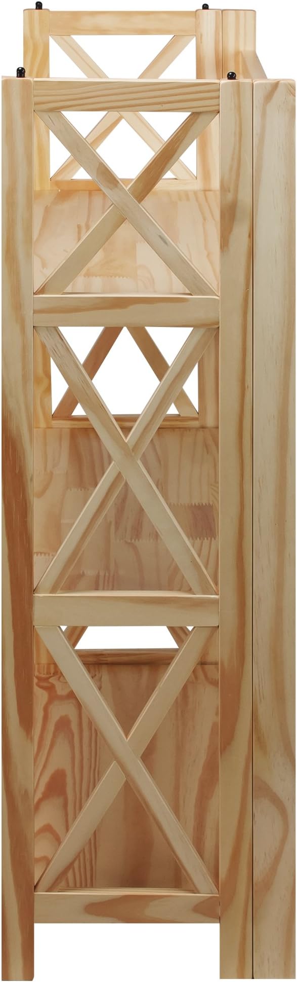 Casual Home Montego 3-Shelf Folding Bookcase, 27.5" Wide - Image 5