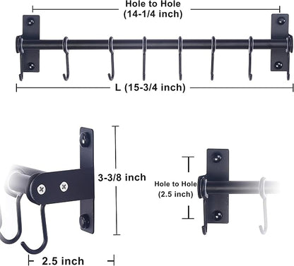 Dseap Pot Rack - Pots and Pans Hanging Rack Rail - Image 6