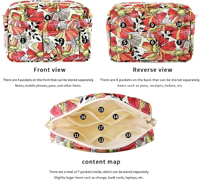 E-WEICHEN Multiple Pockets Portfolio Organizer - Image 4