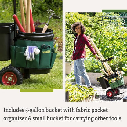 Gardener's Supply Company Heavy Duty Mobile Tool Storage Caddy | All in One - Image 5