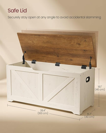 VASAGLE Storage Chest, Storage Bench - Image 3