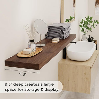 Floating Shelves 48 Inch Long, 9.3 Inch Deep Floating Shelf - Image 4