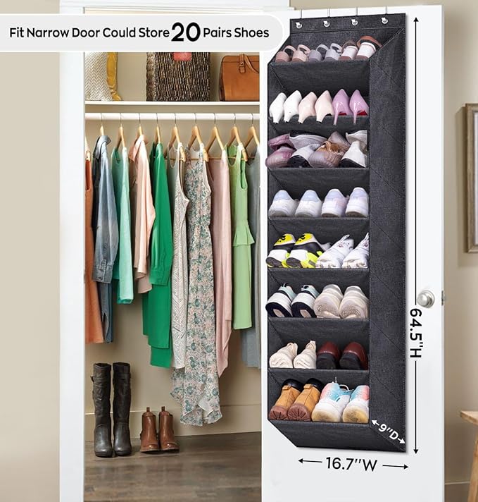 SLEEPING LAMB Over The Door Shoe Organizer - Image 2