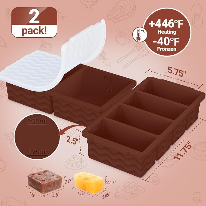 Silicone Freezer Molds for Soup - Image 2