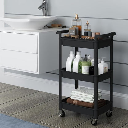 Steehoom 3-Tier Utility Rolling Cart - Image 6
