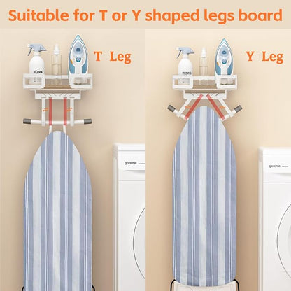 Ironing Board Holder Wall Mount, Iron Board Wall Hanger, Laundry Room - Image 3