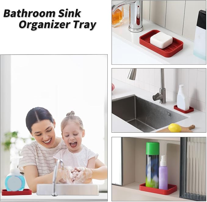 Silicone Kitchen Sink Organizer Tray - Image 3
